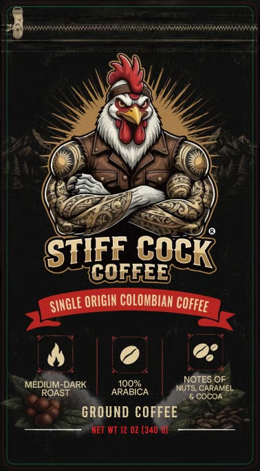 Stiff Cock Coffee bag